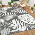 Ogrmar 8x10 FT Reversible Mats, Outdoor Rug by Ogrmar