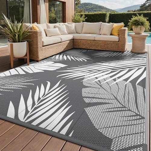 GENIMO Outdoor Rug, Waterproof Plastic Rugs by GENIMO