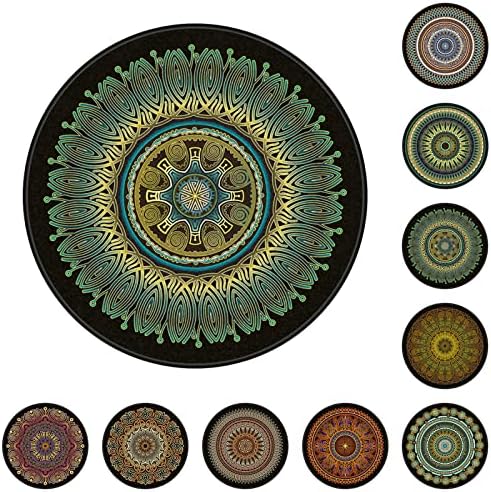 Chair Mat for Hardwood Floor Anti-Slip Floor Protector Round Gaming Computer - Image 2