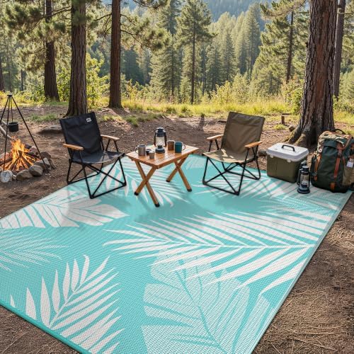 GENIMO Outdoor Rug, Waterproof Plastic Rugs - Image 5