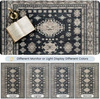 2x12 Runner Rug Washable Non Slip Boho Floor Mat - Image 6