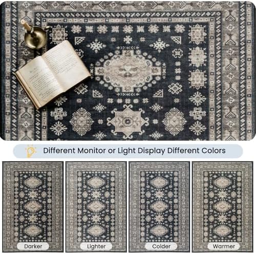 2x12 Runner Rug Washable Non Slip Boho Floor Mat - Image 6