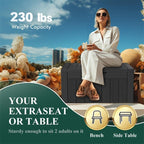 36 Gallon Outdoor Deck Box, Lockable Waterproof Outdoor Storage Boxes - Image 3