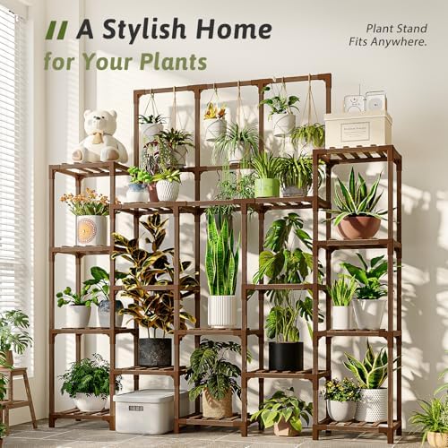 GENTINGBRO Plant Stand Indoor Outdoor 63" Tall Plant Shelf - Image 2