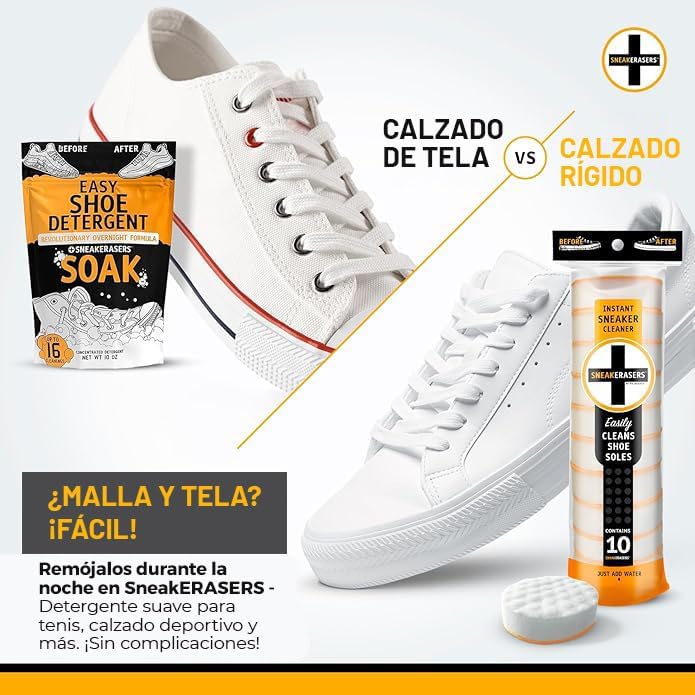 SneakERASERS Sole & Sneaker Cleaner, Premium Shoe Cleaner - Image 5