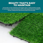 Bliss Outdoors 12 x 12-Inch Artificial Grass Deck Tiles - Image 5