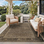 GENIMO Indoor Outdoor Rug, Washable by GENIMO