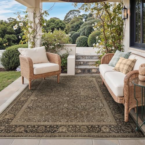 GENIMO Indoor Outdoor Rug, Washable by GENIMO