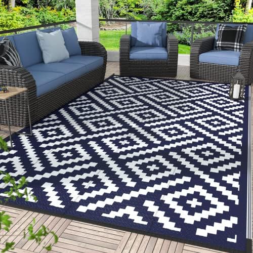 GENIMO Outdoor Rug, Waterproof Plastic Rugs by GENIMO