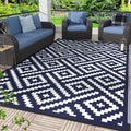 GENIMO Outdoor Rug, Waterproof Plastic Rugs by GENIMO