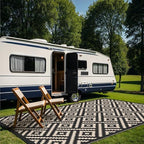 GENIMO Outdoor Rug, Waterproof Plastic Rugs 9'x18' - Image 3