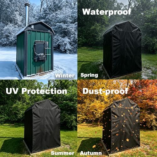 Large Outdoor dust and Waterproof Cover 600D Black, Very Suitable - Image 4