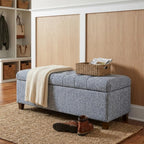 HomePop Ainsley 40" Storage Ottoman Bench - Image 4