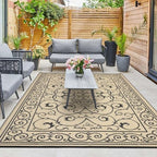 9x12 Outdoor Rug Waterproof Foldable Plastic Straw Carpet - Image 3