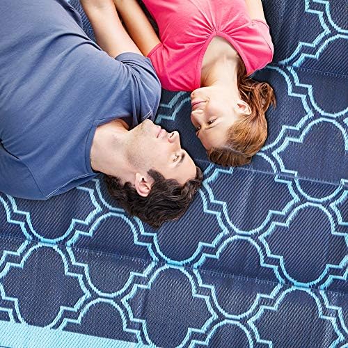 SAND MINE Reversible Mats, Plastic Straw Rug, Modern Area Rug, Large Floor Mat - Image 6