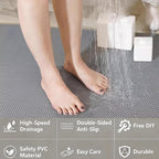 Anti Slip Drainage Mat Cutable Pool Flooring Bathroom Mats 4FTX4FT PVC Mesh - Image 3