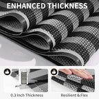 Outside Doormats, Outdoor Welcome Drainage Non Slip Mat 20"x31" - Image 6