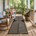 Lahome Rainbow Entryway Runner Rug, 2x6 Washable Easy Jute Kitchen Rugs by Lahome