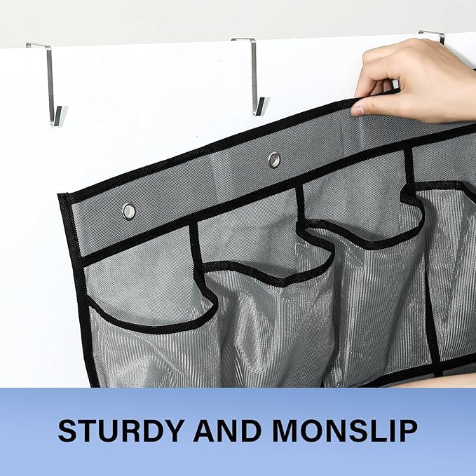 28 Mesh Pockets Hanging Over the Door Shoe Organizer - Image 3