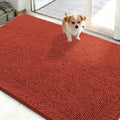 OLANLY Dog Door Mat for Muddy Paws 48x30, Super Absorbent Chenille Mud Mat by OLANLY