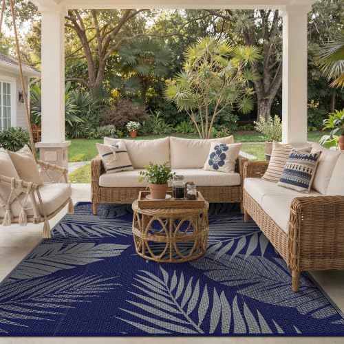 GENIMO Outdoor Rug, Waterproof Plastic Rugs - Image 5