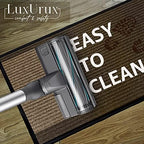LuxUrux Striped Brown Door Mat - Image 6