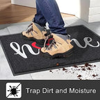 KILOCOCO Black Outdoor Door Mat Welcome Mat Funny Home Mats - Image 4