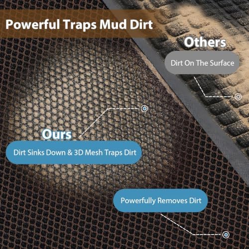 Front Door Mat Outside Entrance Welcome Mat 24"x36" Brown 2x3 ft - Image 6