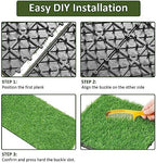 PrimeZone 108 Packs Interlocking Artificial Grass Tiles - Image 3