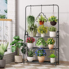 SORCEDAS Plant Stand Outdoor Indoor 3 Tier Metal - Image 4
