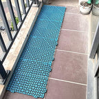 12 Pack Interlocking Floor Cushion Rubber Tile Mats 12" x 12" Non-Slip Shower - Image 6