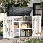 Outdoor Storage Shed Resin Waterproof Storage Cabinet - Image 3