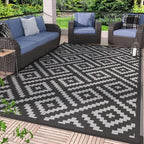 GENIMO Outdoor Rug, Waterproof Plastic Rugs by GENIMO
