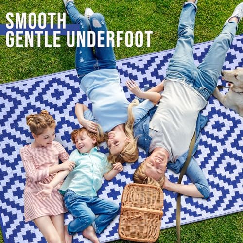 OLANLY Outdoor Rug 8x10 ft Waterproof Reversible Mat - Image 5