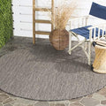 SAFAVIEH Outdoor Round Rug 6'7" by Unknown
