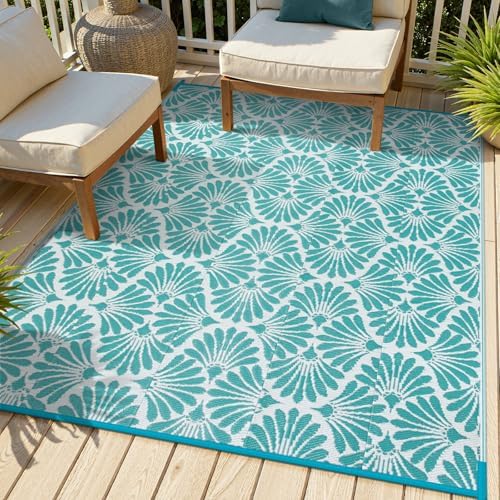 Lahome Outdoor Rugs for Picnic Camping 6x9 by Lahome
