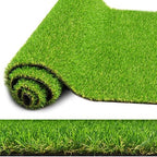 Realistic Artificial Grass Rug 7 FT x 77 FT Fake Faux Turf Grass, 0.8"" Indoor by ZGRHOMEGARDEN