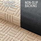 OLANLY Front Door Mat Outside Entrance 35x23, Heavy-Duty Rubber Doormat - Image 4