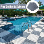12 Pcs Interlocking Floor Tiles, 11.8 x 11.8 Inch Modular Cushion Mat - Image 2