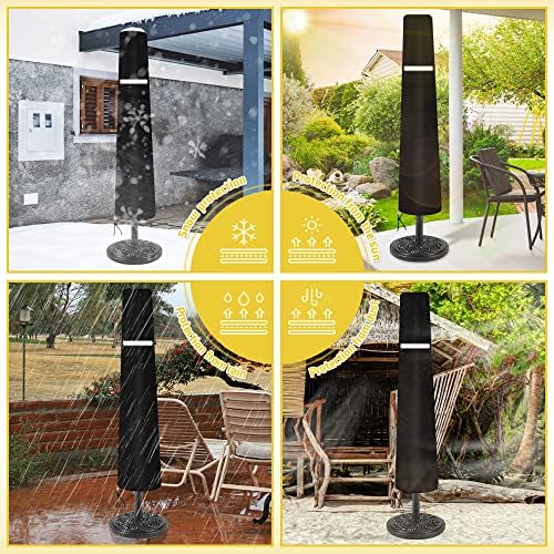 Patio Umbrella Cover Outdoor Umbrella Cover Waterproof Durable 420D Polyester - Image 7