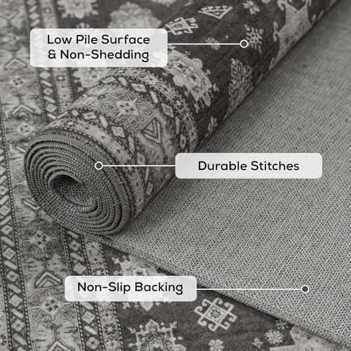 2x12 Runner Rug Washable Non Slip Boho Floor Mat - Image 4