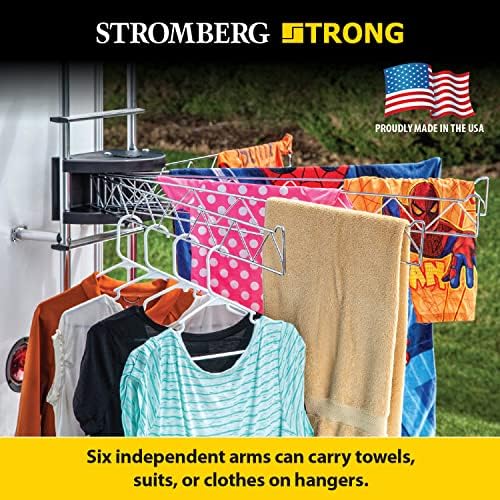 Stromberg Carlson Extend-A-Line 35" Clothes Line – Retractable, Rack Hanger - Image 2