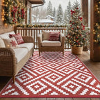 GENIMO Outdoor Rug, Waterproof Plastic Rugs - Image 2