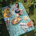 Lahome Outdoor Rugs for Picnic Camping 6x9 - Image 2