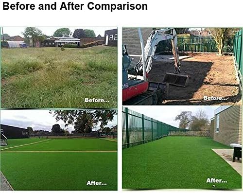 Deluxe Realistic Artificial Grass Turf 13FTX13FT, 1.37" Thick 70 oz Face Weight - Image 5