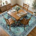RELEANY Washable Area Rug, Square 7'x7' by RELEANY