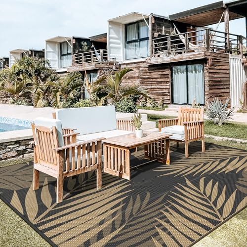GENIMO Outdoor Rug, Waterproof Plastic Rugs - Image 4