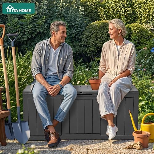 YITAHOME 80 Gallon Outdoor Storage Box - Image 2