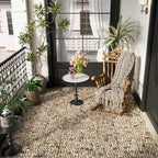 River Rock Pebble Tile, Natural Stone Deck Paver Tile, 4 Sheets - Image 6