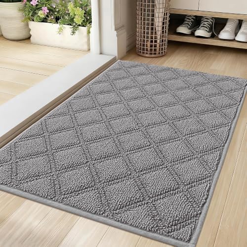 BEQHAUSE Dirt Trapper Door Mat 20" x 32" Non-Slip Washable by BEQHAUSE